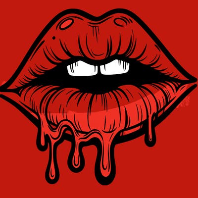 lips that look realistic and drip