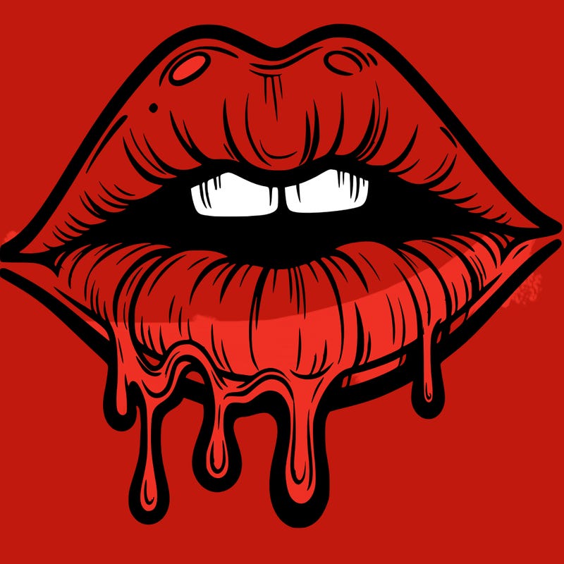 lips that look realistic and drip