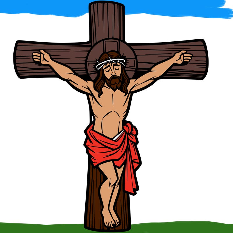 jesus on the cross