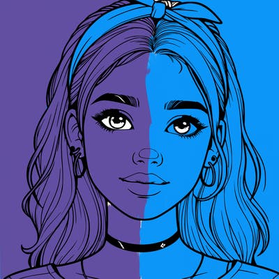 realistic teenage girl