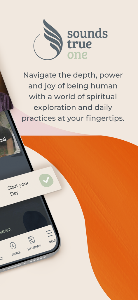 Sounds True One - Sounds True One app interface showcasing spiritual exploration and daily mindfulness practices