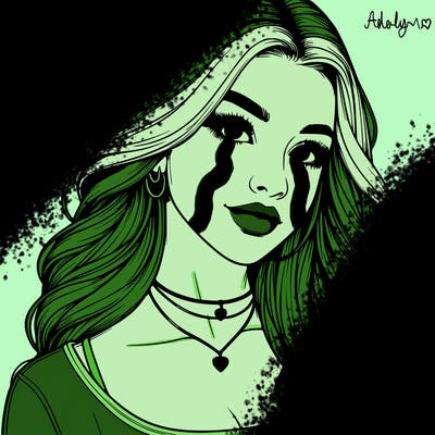 detailed realistic girl