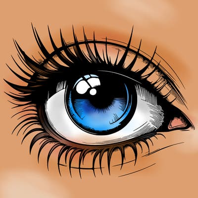 realistic eye