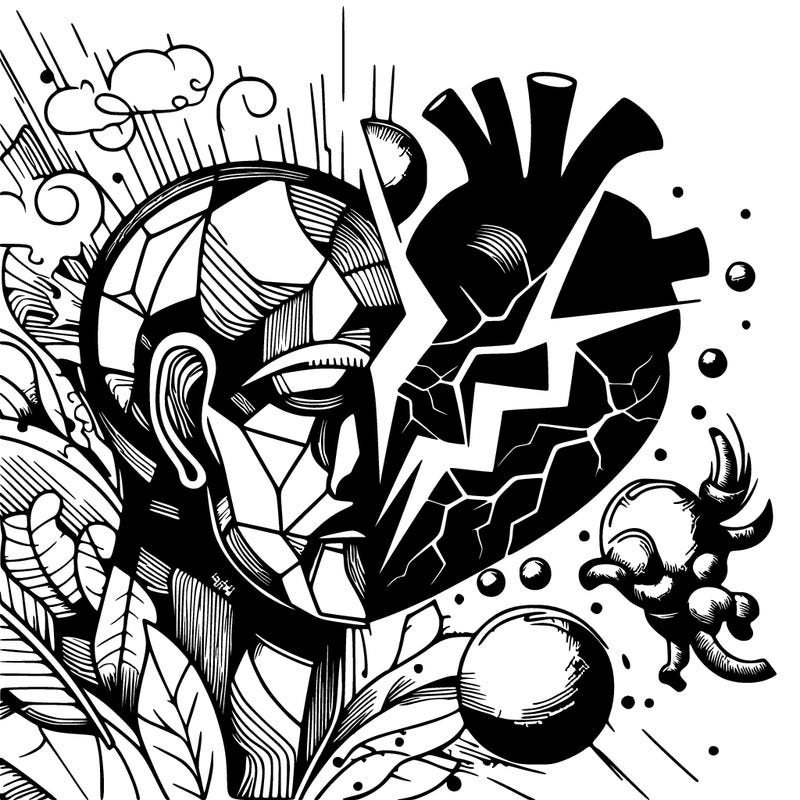 " silence so loud it's deafening. thoughts so vast it's maddening." in a shattered heart