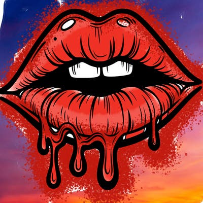lips that look realistic and drip