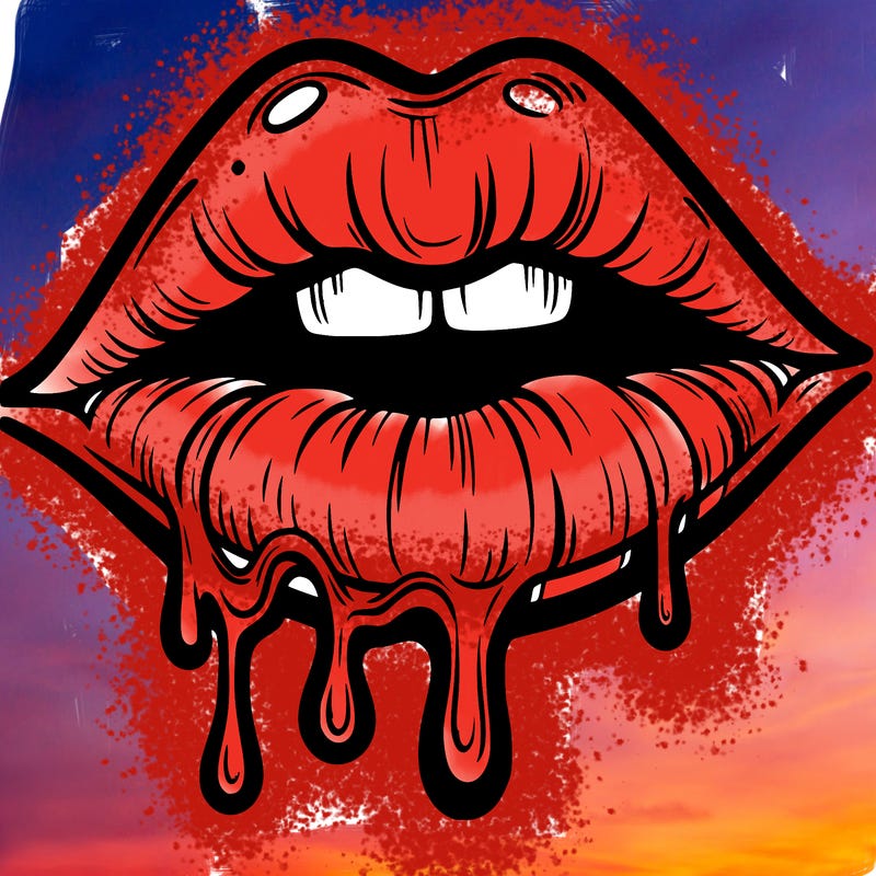 lips that look realistic and drip