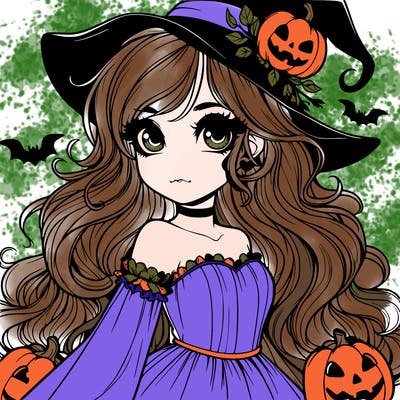 realistic girl halloween