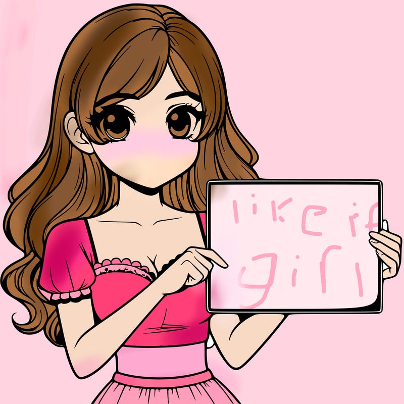 realistic pretty girl holding blank sign