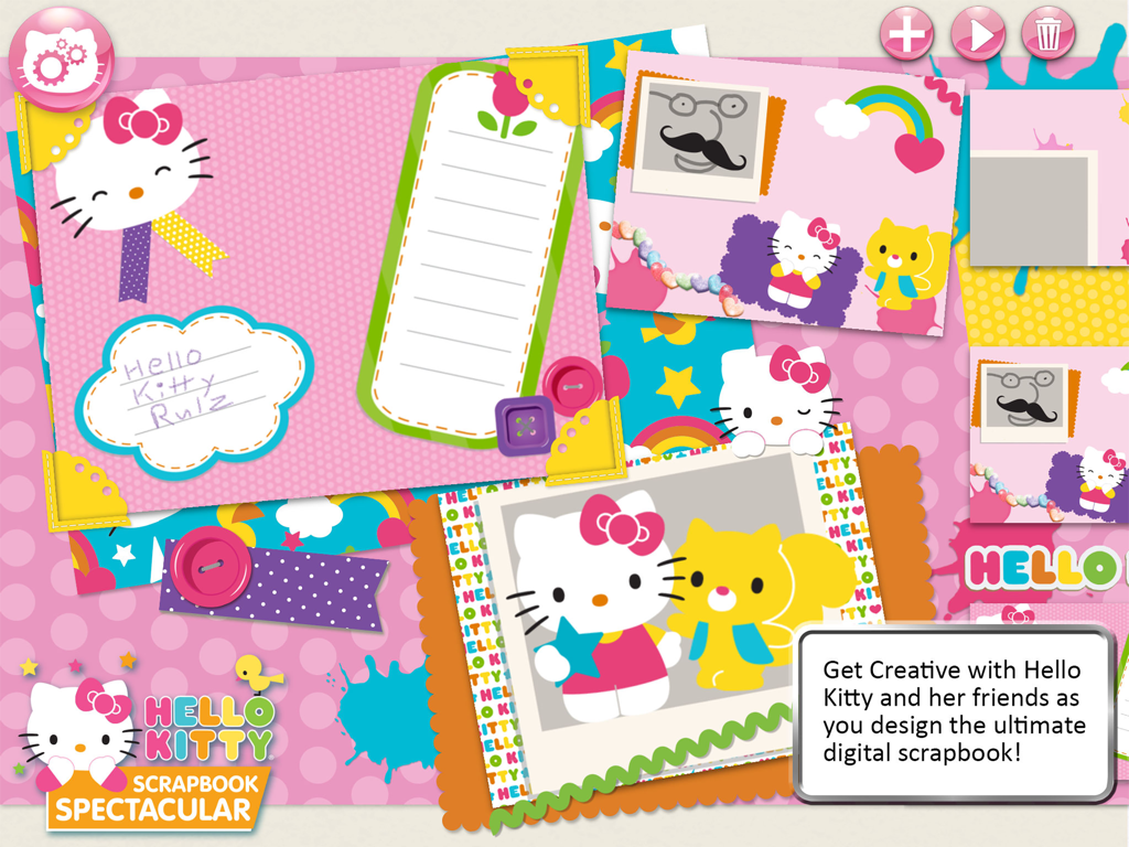 Hello Kitty Scrapbook Spectacular - Entertainment App | MWM