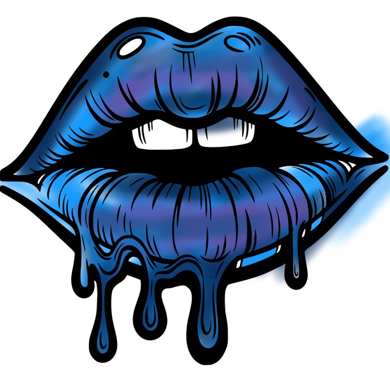 lips that look realistic and drip