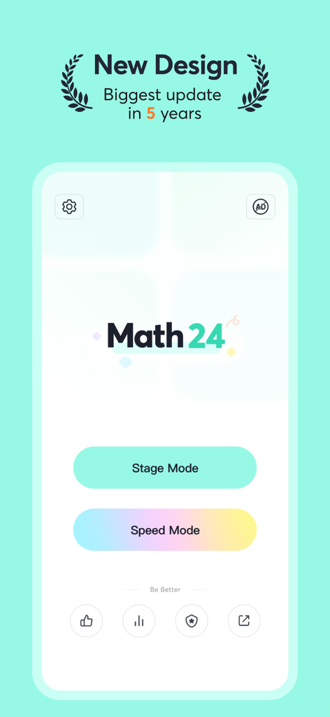 Math 24 - Mental Math Cards - Games App | MWM