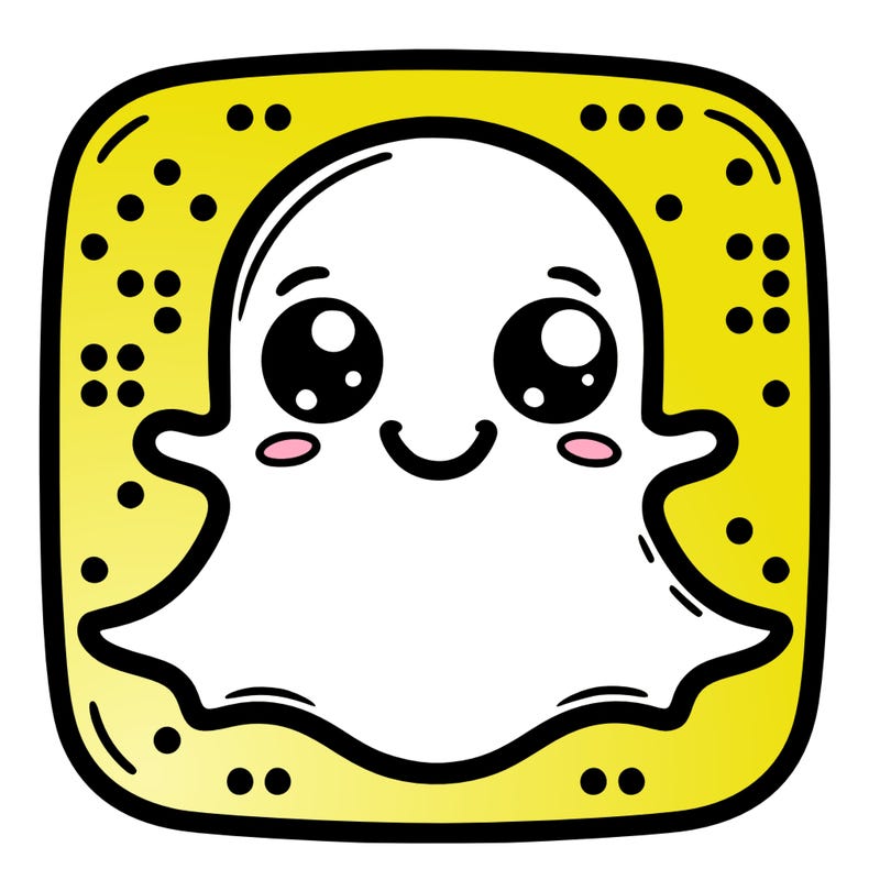 the real snapchat logo