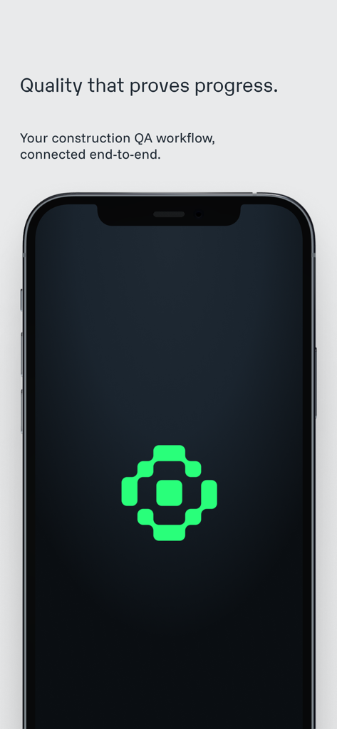 Visibuild - Visibuild construction quality assurance workflow app screen