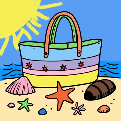 a beach bag