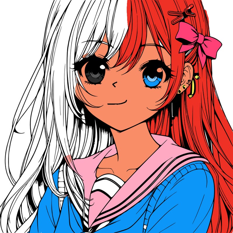 realistic manga girl