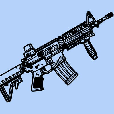 semi automatic rifle