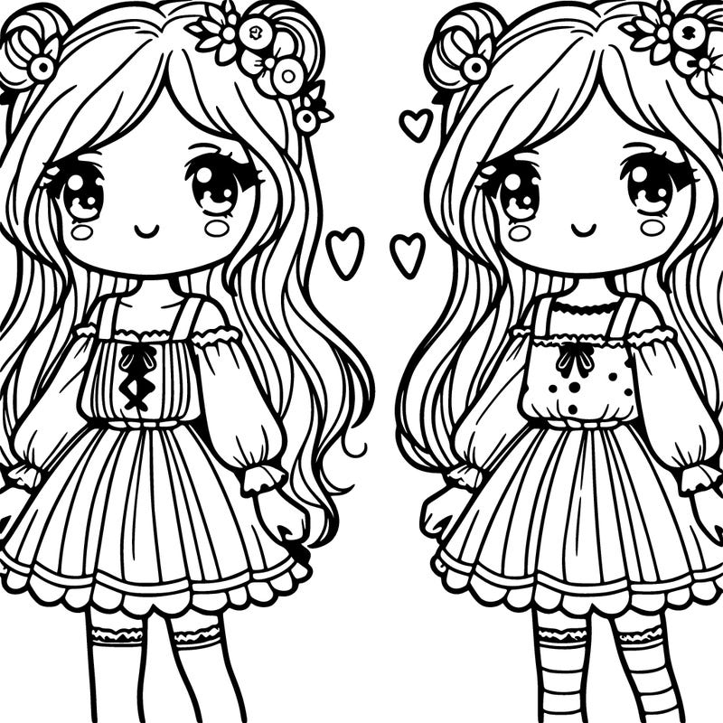 pretty girl with a cute outfit