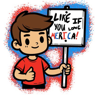 a guy holding a sign