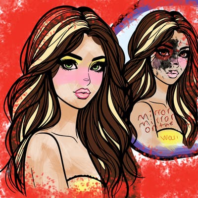 beautiful realistic. girl