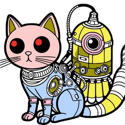sci-fi cat