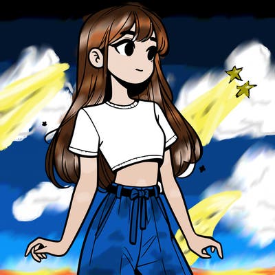 girl in a cute crop top