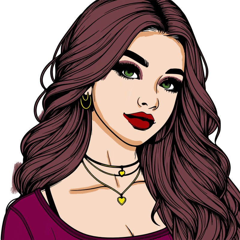 detailed realistic girl