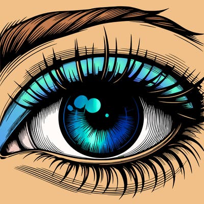 realistic eye