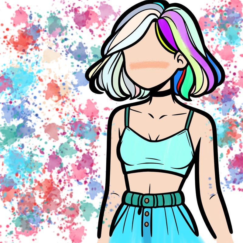 girl with crop top
