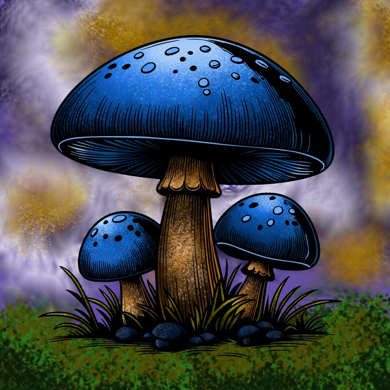 mushroom realistic