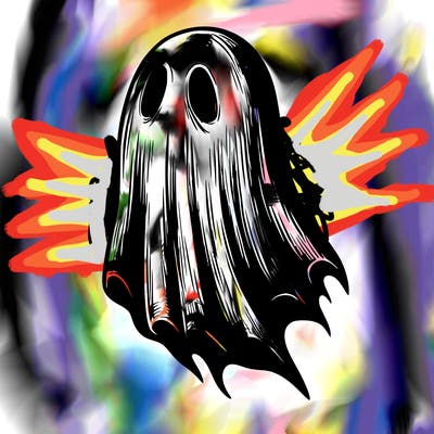 realistic creepy ghost