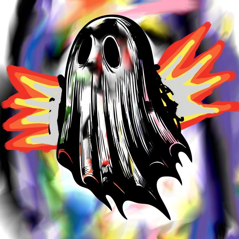 realistic creepy ghost