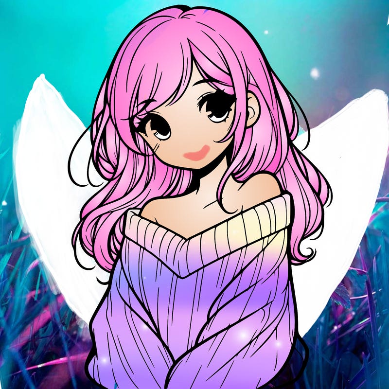 shy pretty girl wearing a sweater that is falling off one shoulder portrait