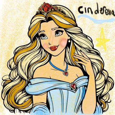 realistic disney princess