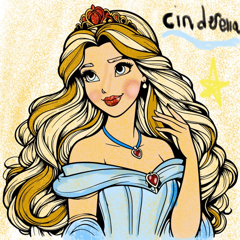 realistic disney princess