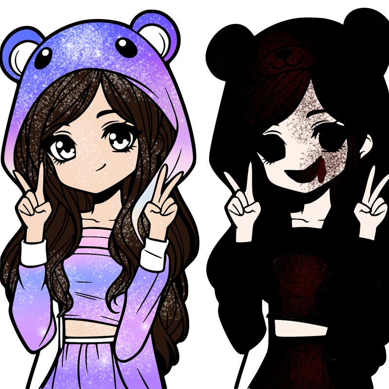 teen girl in animal costume