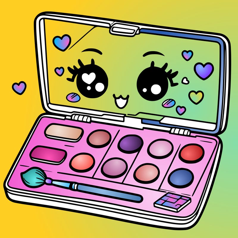 makeup pallet