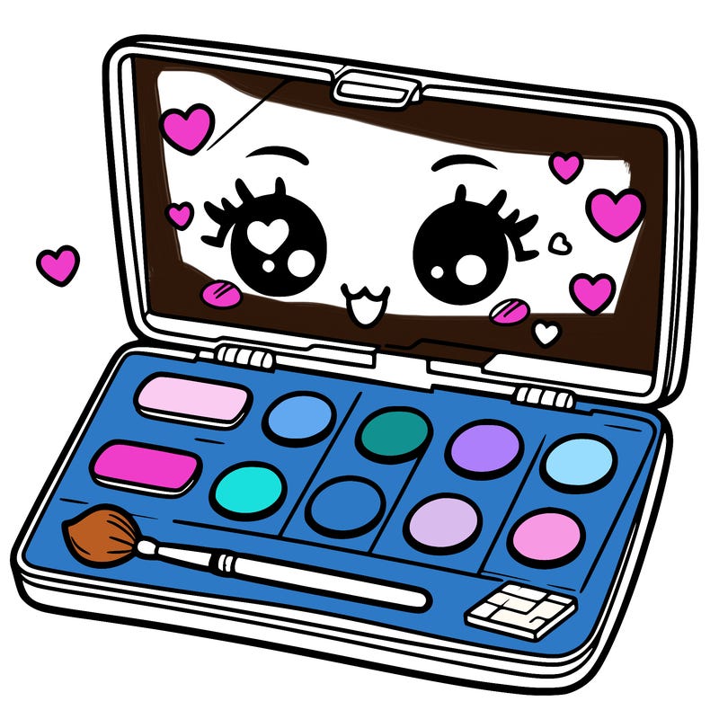 makeup pallet