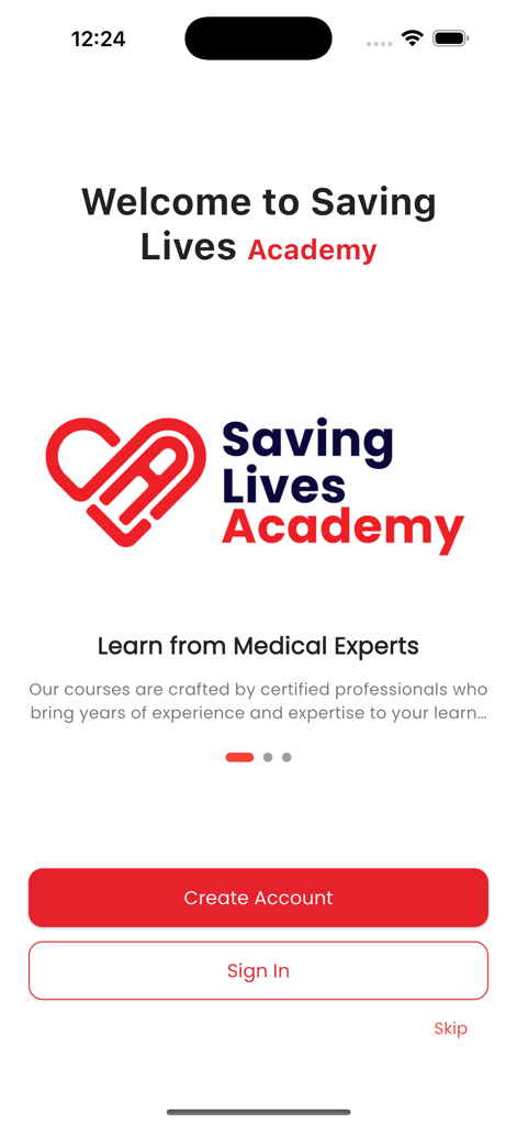 Saving Lives Academy - Education App | MWM