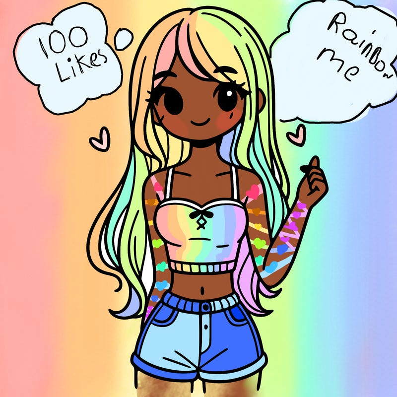 girl with cute crop top