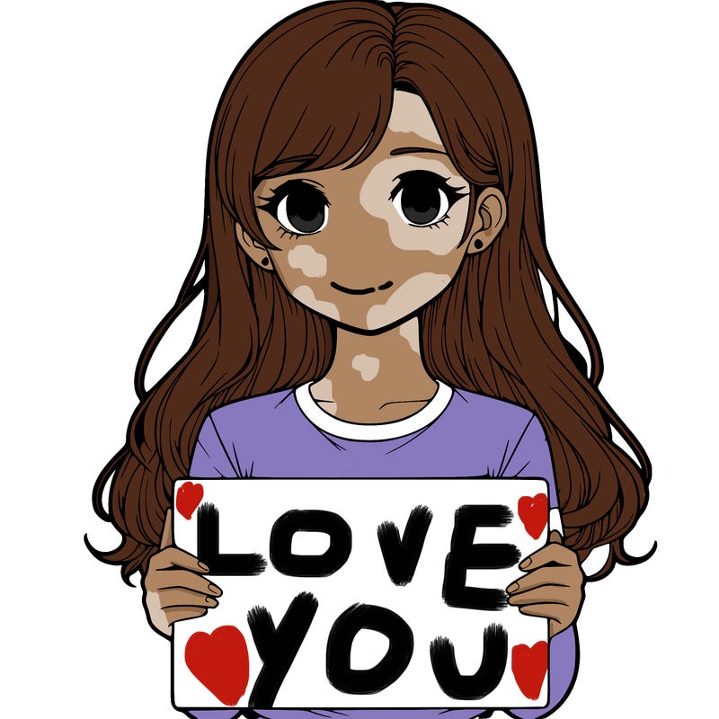 realistic girl holding a sign