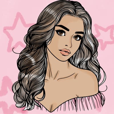 beautiful realistic girl