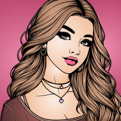 detailed realistic girl