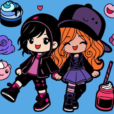 black pink