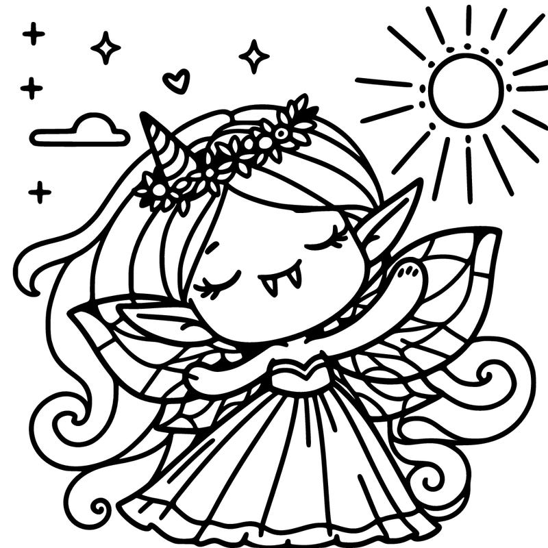 fairy vampire sparkling in sun