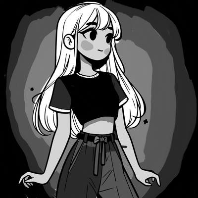 girl in a cute crop top