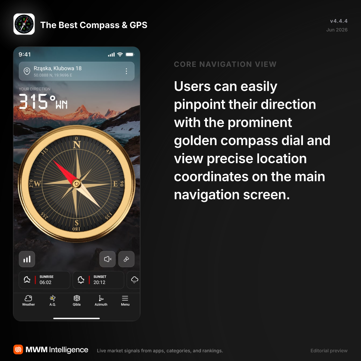 The Best Compass & GPS - Utilities App | MWM