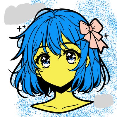 anime girl face