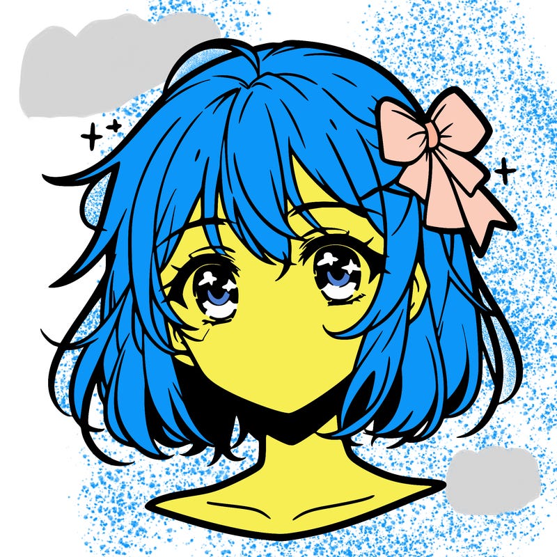 anime girl face