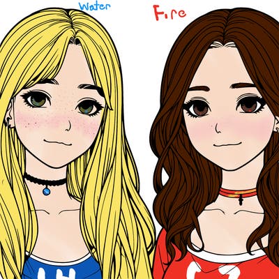 two realistic girls