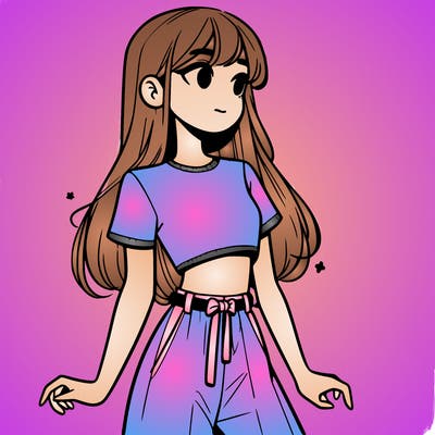 girl in a cute crop top